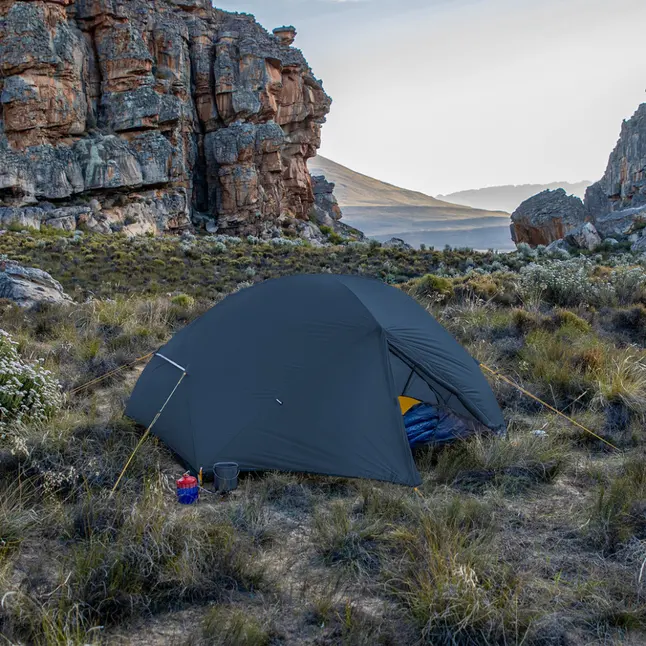 Намет двомісний ультралегкий Naturehike Mongar UL NH19M002-J, темно-синій — Photo 9