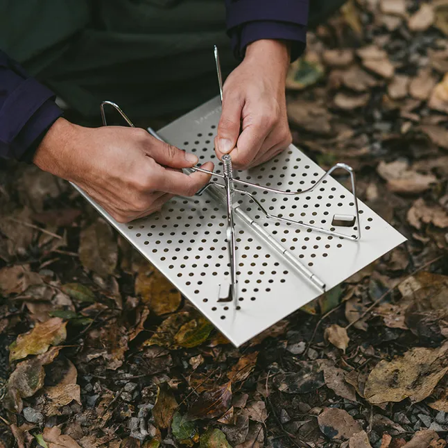 Складаний стіл Naturehike CNK2450JJ024, 31х21 см, алюміній, сірий — Photo 6
