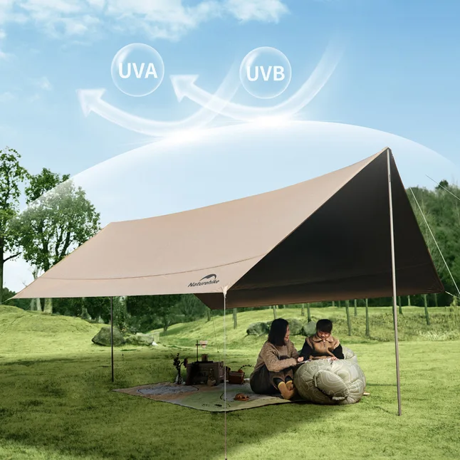 Тент універсальний Naturehike CNK2350WS015, розмір L, бежевий — Photo 5