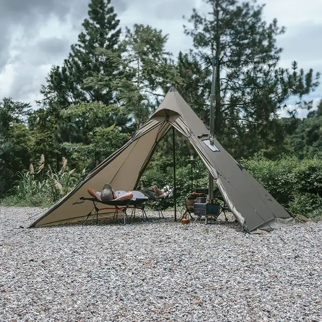 Намет із гострою верхівкою Naturehike CNK2300ZP025, коричневий — Photo 3