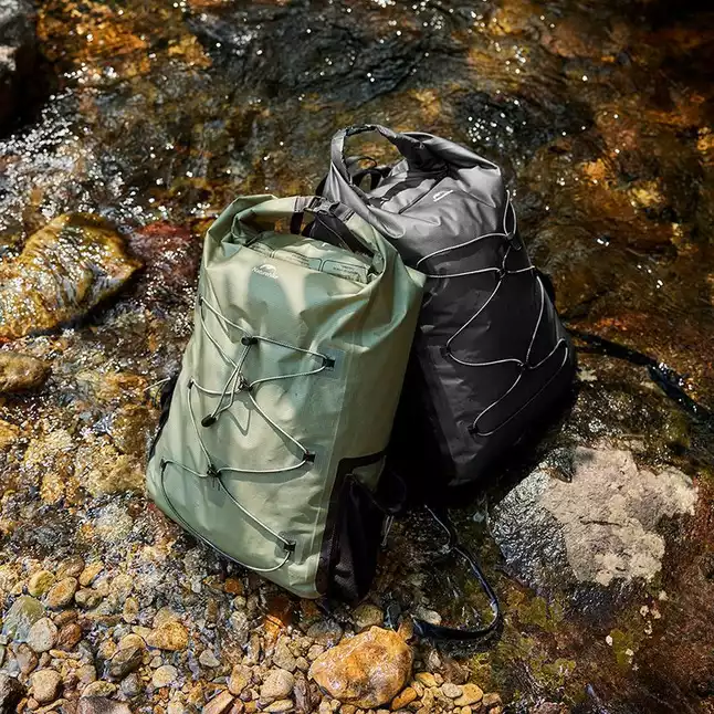 Рюкзак водонепроникний Naturehike CNH22BB003, 25 л, жовтий — Photo 7