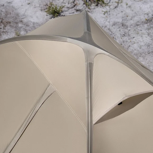 Намет надлегкий двомісний Naturehike Jiling Pro CNK2650WS013, 20D, пісочний — Photo 2