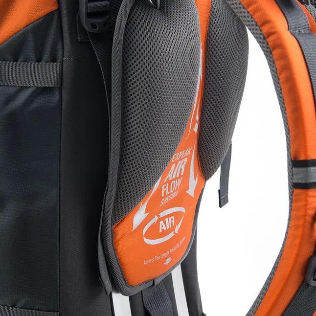 Рюкзак туристичний Naturehike NH70B070-B, 70 л + 5 л, блакитно-сірий — Photo 1