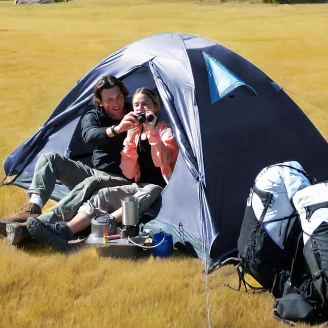 Намет тримісний Naturehike Bleik Series Tent CNK2550WS038, блакитний — Photo 2