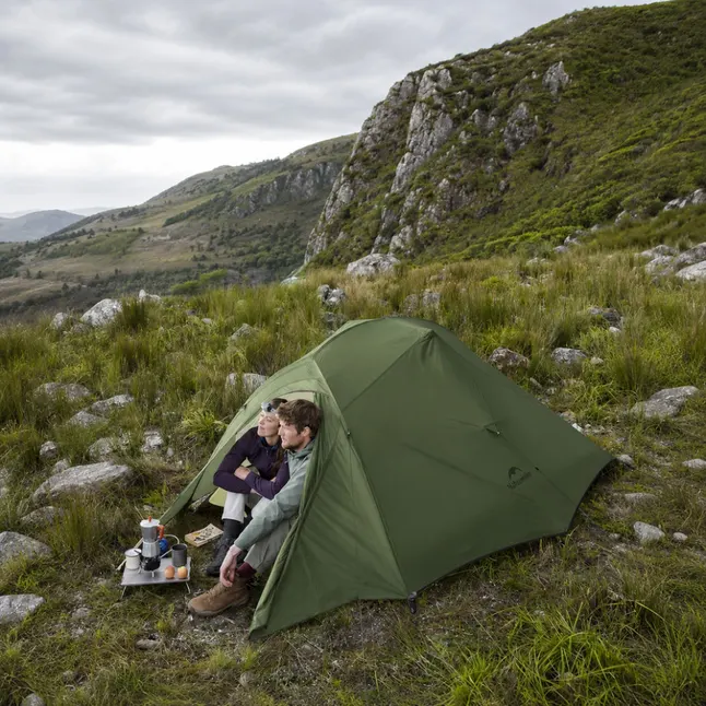 Намет надлегкий тримісний Naturehike Cloud Up Pro CNK2350WS020, 20D, зелений — Photo 1