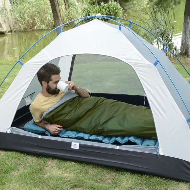 Спальний мішок ультралегкий Naturehike LW180 Mini NH21MSD04, XL, зелений — Photo 4