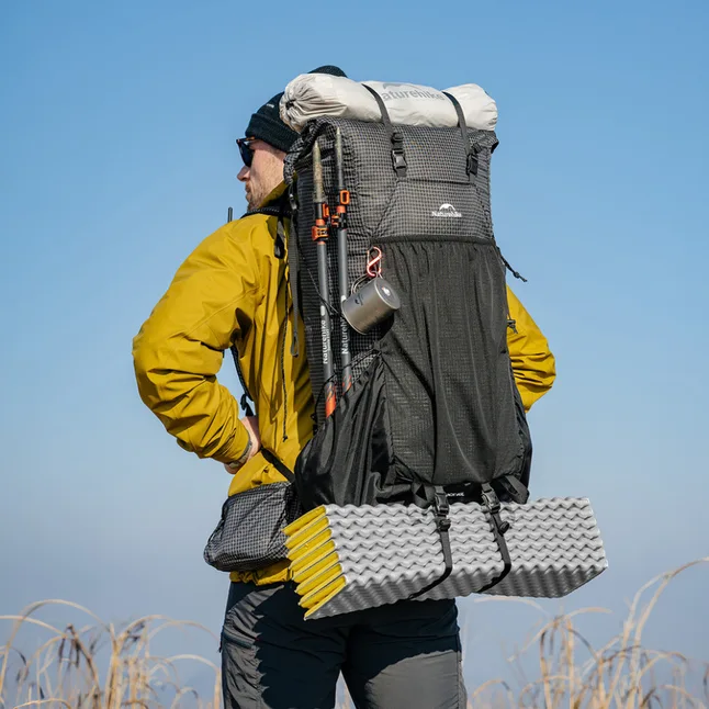 Рюкзак туристичний Naturehike Rock Series Hiking Backpack 2.0 CNK2550XB018, 45 л, L, чорний — Photo 2