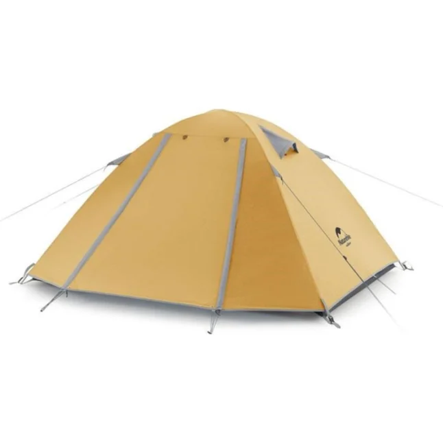 Намет тримісний Naturehike P-Series NH18Z033-P, 210T/65D, жовтий