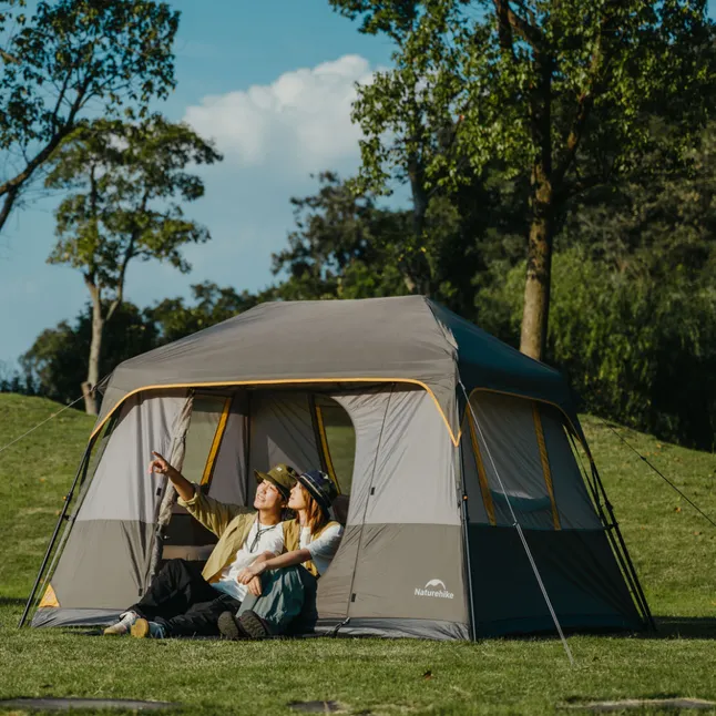 Намет чотиримісний Naturehike Cape Series 5.2 CNK2450WS037, сіро-коричневий — Photo 8