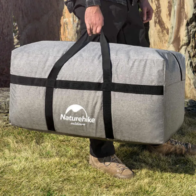 Сумка для зберігання портативна Naturehike NH17S021-L, 100 л, темно-сірий — Photo 5