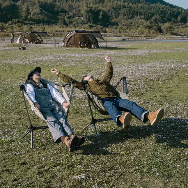Крісло-качалка складане Naturehike NH21JJ004, темно-зелене (6976023927775) — Photo 1
