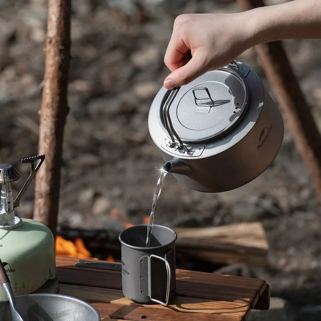 Чайник титановий Naturehike NH21CJ007 1 л — Photo 2