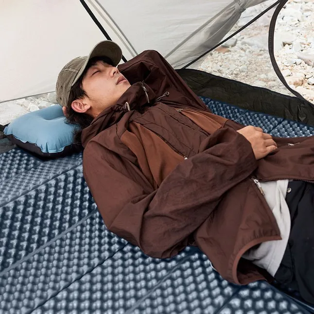 Килимок складаний IXPE Naturehike CNK2300DZ017, алюмінієва плівка, 200x65х2 см, темно-блакитний — Photo 10