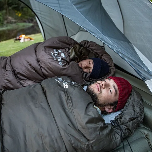 Спальник з капюшоном Naturehike U350S NH20MSD07, (-3°C), правий, коричневий — Photo 4