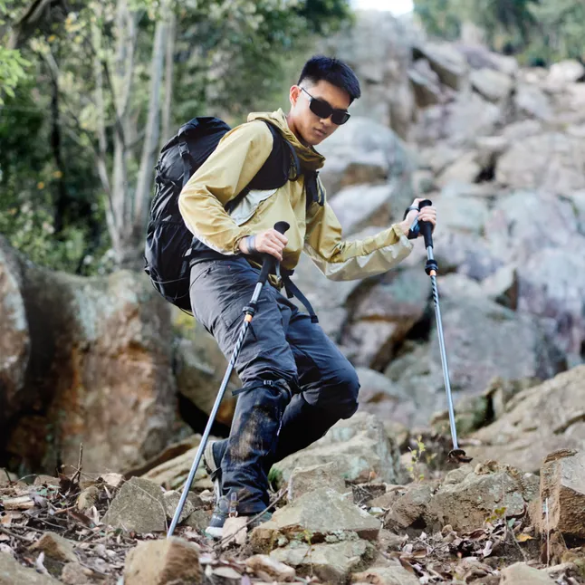 Трекінгова палиця Naturehike CNK2450DS012, 115-135 см, синя — Photo 5