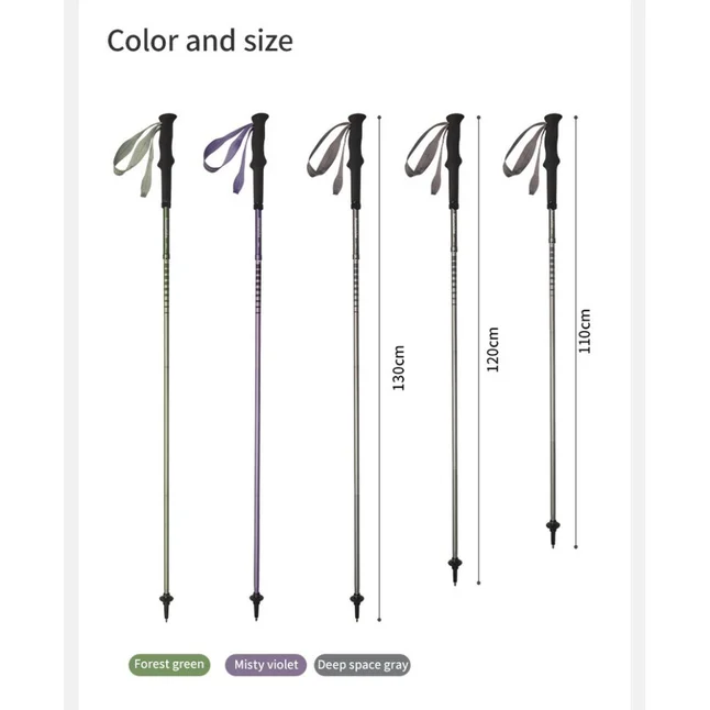 Трекінгова палиця Naturehike CNK2450DS016, 110 см, зелена — Photo 10