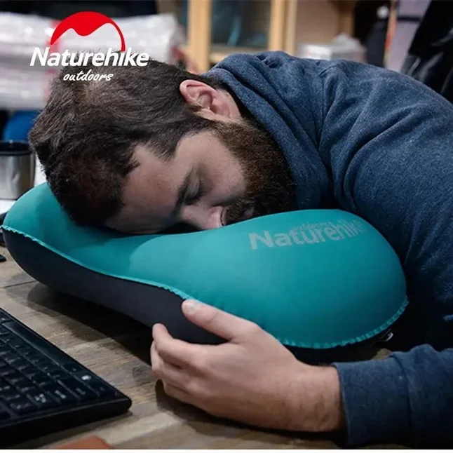 Надувна подушка Naturehike Ultralight TPU (NH17T013-Z) синій — Photo 3