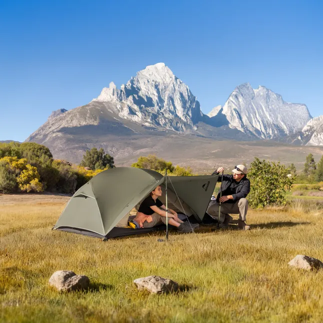 Намет надлегкий двомісний Naturehike Mongar Hiking Tent Pro CNK2550WS037, 20D, зелений — Photo 5