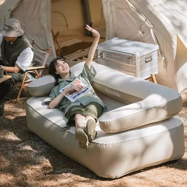 Диван, матрас надувний двомісний Naturehike NH22FCD07, надлегкий, 165x95x65 см, зі зйомною спинкою — Photo 6