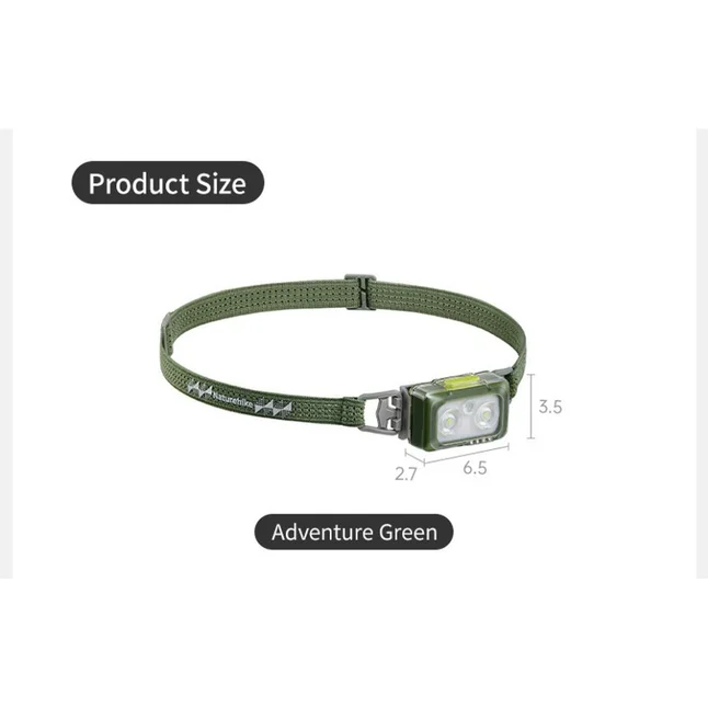 Фонарь налобный Naturehike CNK2550ZM011, зеленый — Photo 11