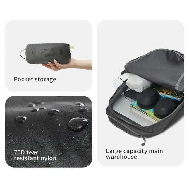 Рюкзак компактний Naturehike CNK2450XB026, 20 л, блакитний — Photo 9