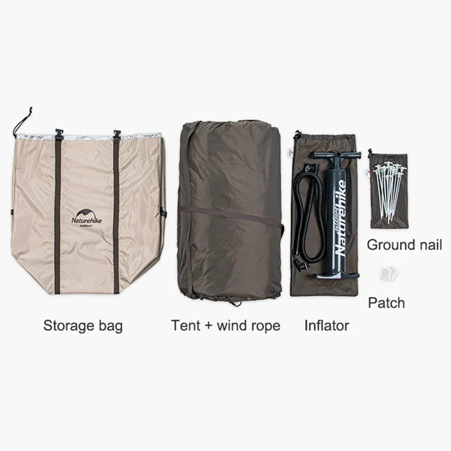 Тент для кемпінгу Naturehike Hexagon Inflatable NH20TM002 380*329*220 (пошкодження/спускає повітря) — Photo 2