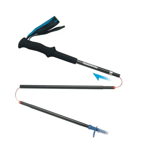 Трекінгова палиця Naturehike ST08 NH18D020-Z, 120 см, бордова — Photo 1