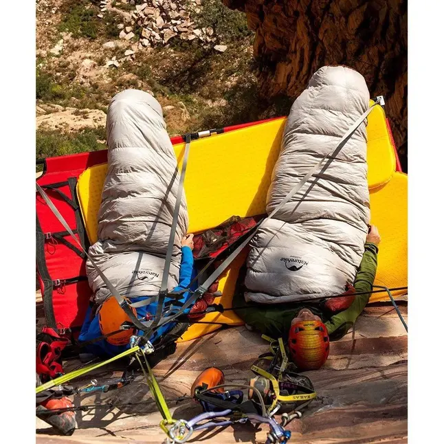 Спальник з натуральним пухом Naturehike Snowbird NH20YD001, p-р M, коричневий 350 г — Photo 7