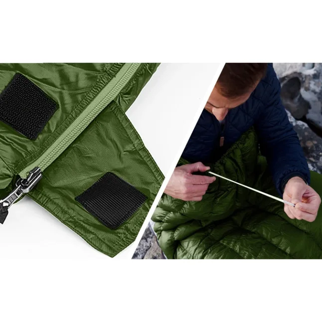 Спальний мішок з натуральним пухом Naturehike CWM295 CNK2300SD013, зелений — Photo 4