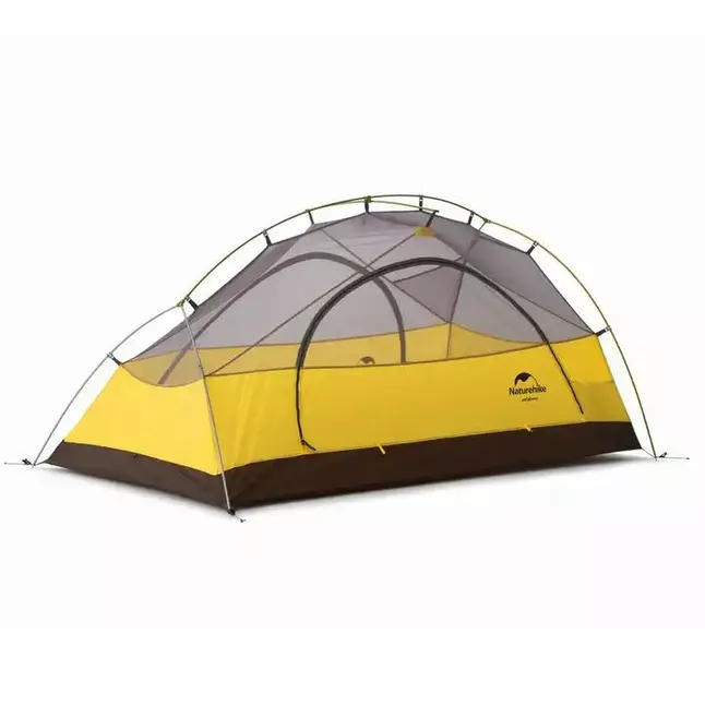 Намет надлегкий двомісний з футпринтом Naturehike Star-River 2 Updated NH17T012-T, 210T, темно-зелений — Photo 1