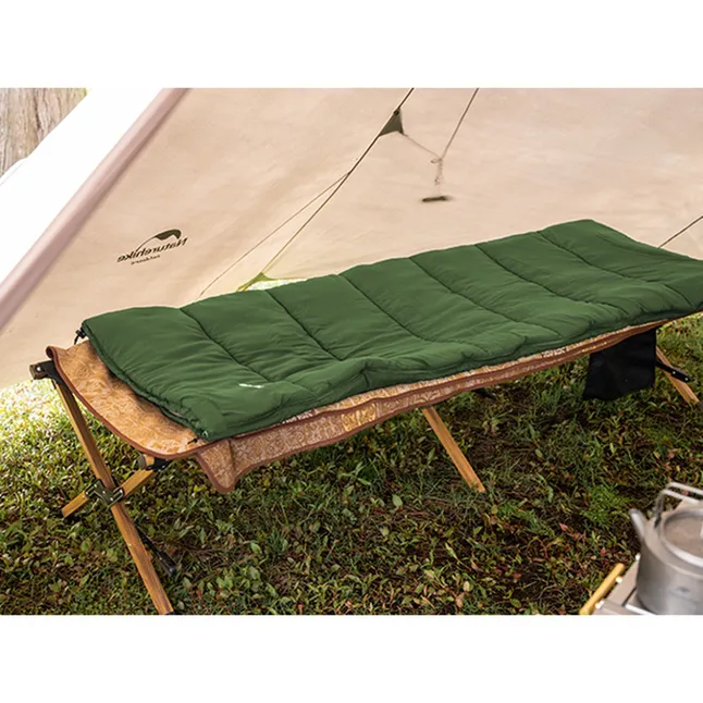 Спальный мешок Naturehike F150 NH22MSD05, 190x75 см, (13°C), зеленый — Photo 8