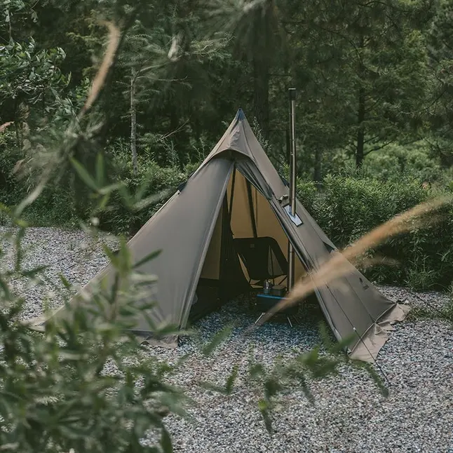 Намет із гострою верхівкою Naturehike CNK2300ZP025, коричневий — Photo 7