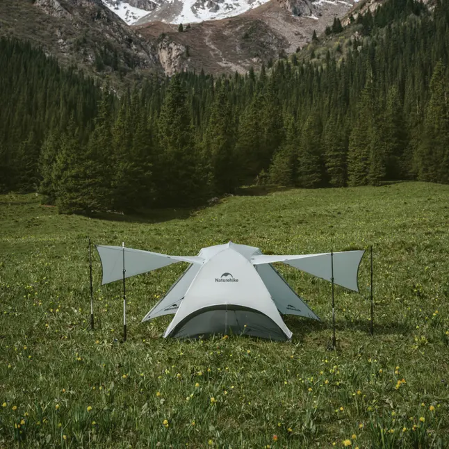 Намет двомісний ультралегкий Naturehike Star River UL CNK2450WS022, сірий — Photo 4