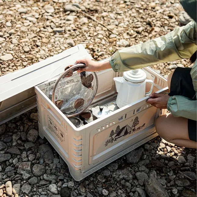 Складаний контейнер для води з ПВХ Naturehike NH20SJ040, 20л, прозорий — Photo 8