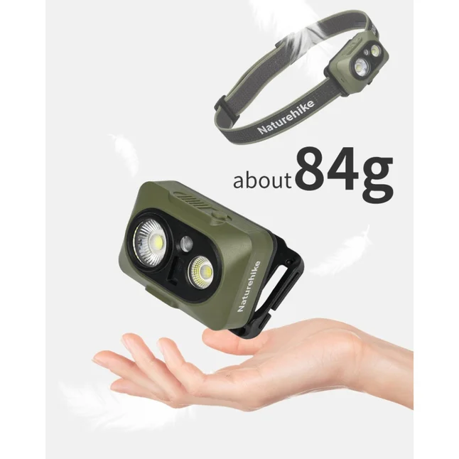 Ліхтар налобний Naturehike CNK2450ZM010, зелений — Photo 1
