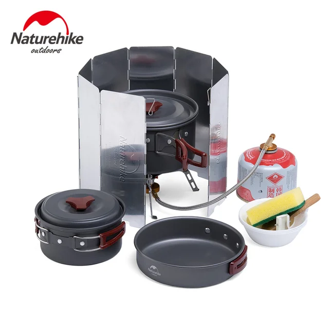 Вітрозахисний екран для пальника Naturehike NH 10 NH20CJ008 steel — Photo 3