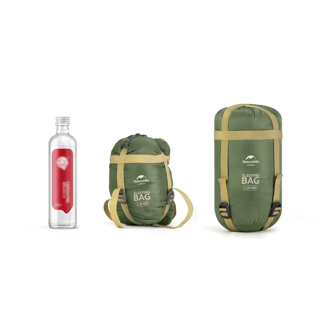 Спальний мішок Naturehike LW180 Mini NH21MSD04, лівий, XL, темно-зелений — Photo 3
