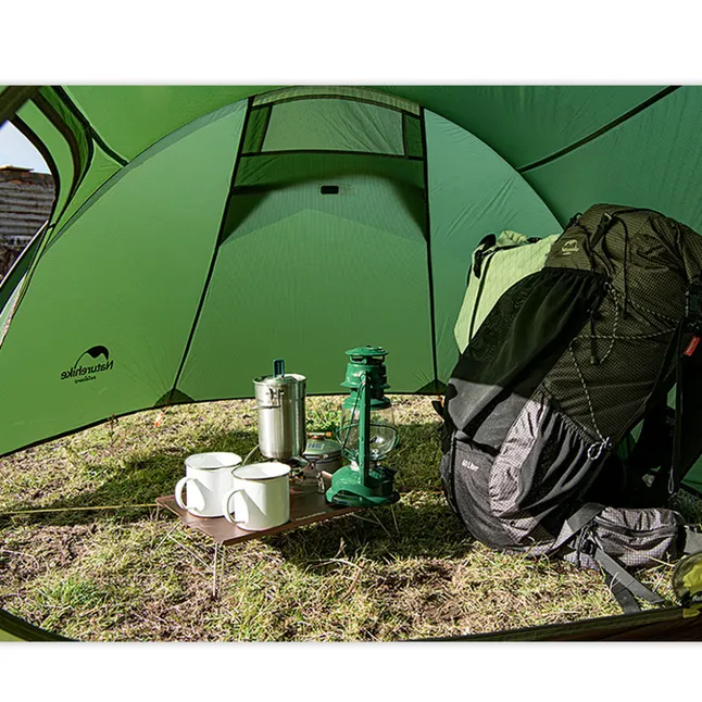 Намет тримісний Naturehike Opalus, UL, NH17L001-L, світло-зелений — Photo 1