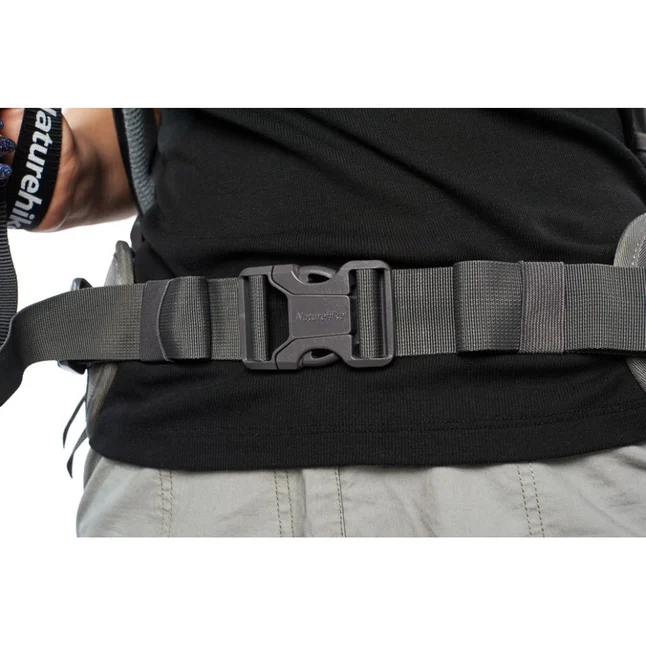 Рюкзак туристичний Naturehike NH70B070-B, 70 л + 5 л, чорно-сірий — Photo 12