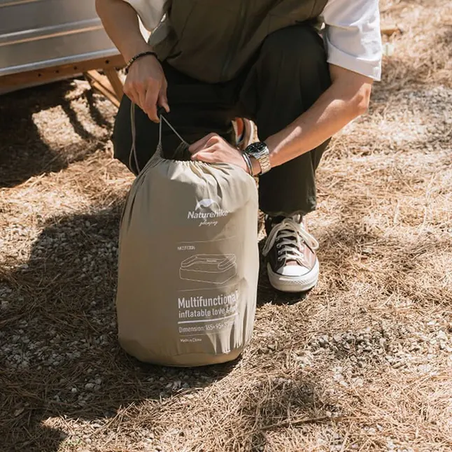 Диван, матрас надувний двомісний Naturehike NH22FCD07, надлегкий, 165x95x65 см, зі зйомною спинкою — Photo 3