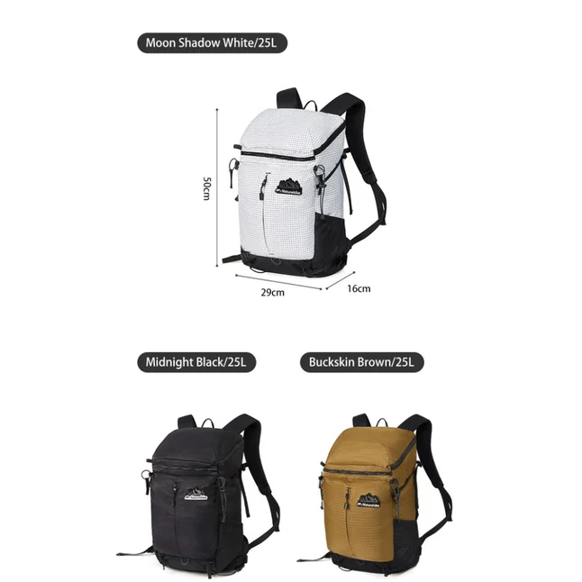 Рюкзак туристичний Naturehike Helium CNK2300BB017, 25 л, коричневий — Photo 1