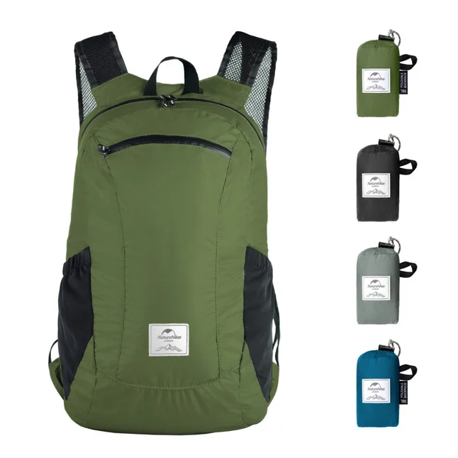 Рюкзак компактний надлегкий Naturehike Ultralight Naturehike NH17A012-B, 18 л, зелений — Photo 1