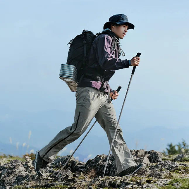 Трекінгова палиця Naturehike CNK2450DS016, 110 см, зелена — Photo 1