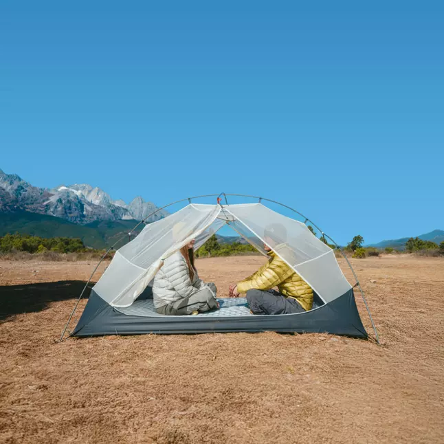 Намет двомісний ультралегкий Naturehike Mongar UL CNK2550WS016, коричневий — Photo 6