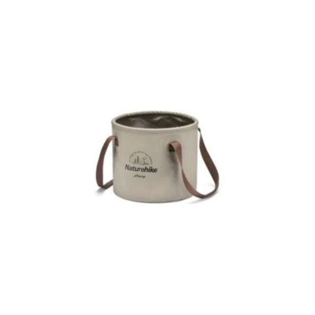 Відро складне Naturehike Round bucket PVC 10 л NH20SJ040 coffee