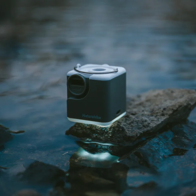 Багатофункціональний повітряний насос-ліхтар Naturehike CNK2550ZM012, зелений — Photo 8