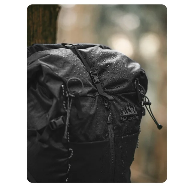 Рюкзак туристичний Naturehike Helium CNK2300016, 30+5 л, чорний — Photo 2