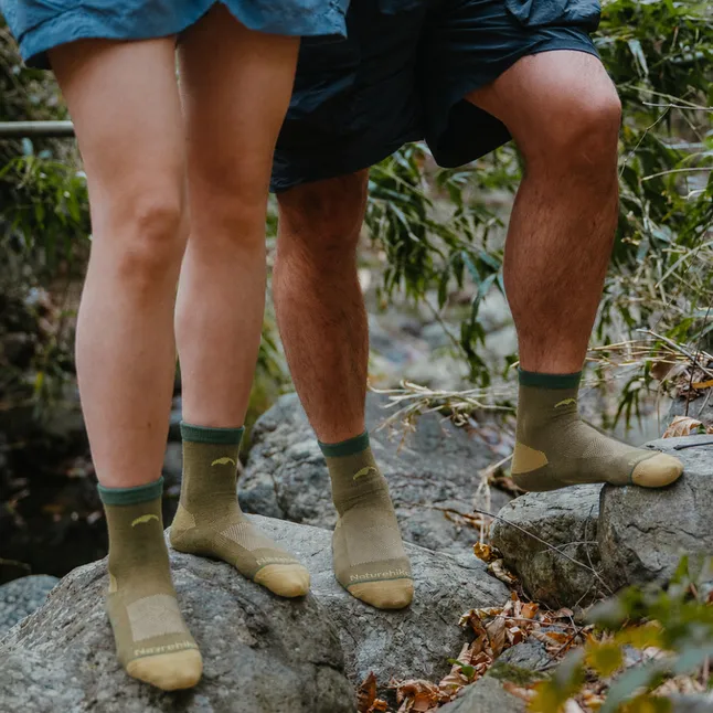 Шкарпетки туристичні високі Naturehike CYY2551FS011, L, зелений — Photo 2