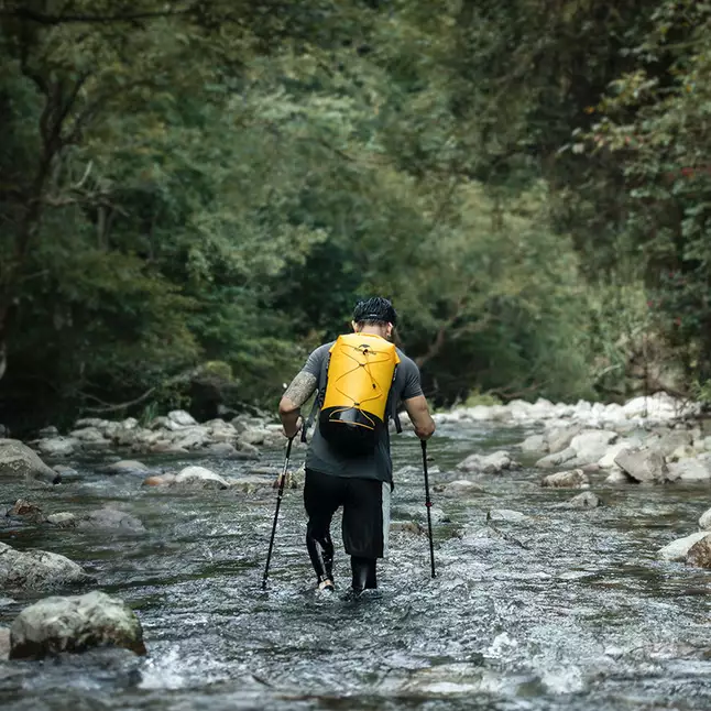 Рюкзак водонепроникний Naturehike NH21FSB04, 20л, жовтий — Photo 4