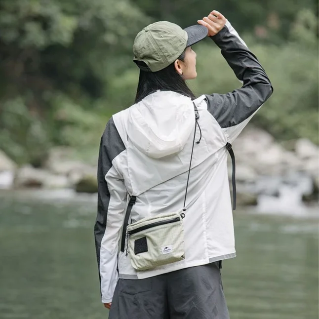 Сумка мала Naturehike NH20BB204, 3л, графіт в клітинку — Photo 3